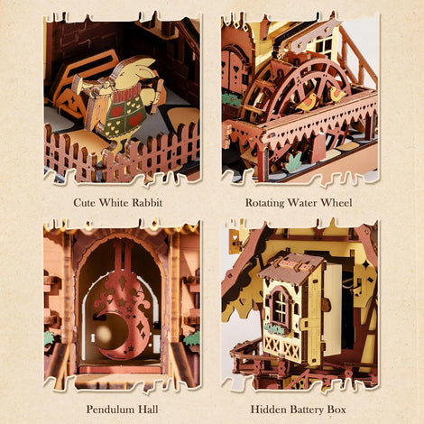 Black Forest Cuckoo Clock Wooden Puzzle Kit