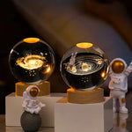 3D Galaxy Crystal Ball Lamp
