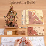 Black Forest Cuckoo Clock Wooden Puzzle Kit
