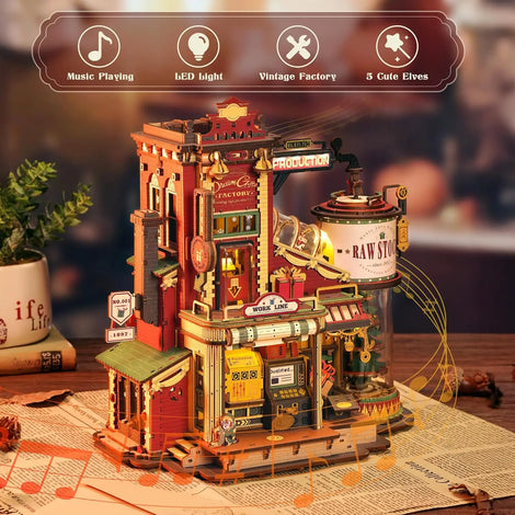 Gift Factory Wooden Music Box Puzzle