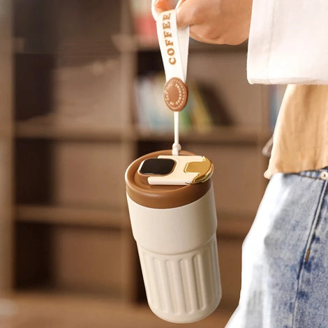 Insulated Travel Mug with LED Temperature Display