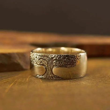 Tree of Life Statement Ring