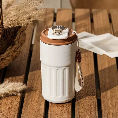 Insulated Travel Mug with LED Temperature Display