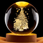 3D Galaxy Crystal Ball Lamp